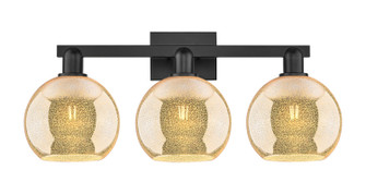 Arcadia Three Light Bath Vanity in Matte Black (405|7163WBKG1288)