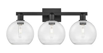 Arcadia Three Light Bath Vanity in Matte Black (405|7163WBKG1228)