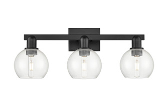 Arcadia Three Light Bath Vanity in Matte Black (405|7163WBKG1226)