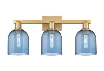 Arcadia Three Light Bath Vanity in Brushed Brass (405|7163WBBG5586BL)