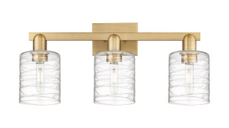 Arcadia Three Light Bath Vanity in Brushed Brass (405|7163WBBG1113)