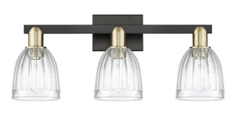 Arcadia Three Light Bath Vanity in Black Antique Brass (405|7163WBABG442)