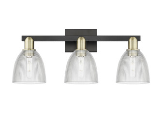 Arcadia Three Light Bath Vanity in Black Antique Brass (405|7163WBABG382)