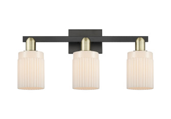Arcadia Three Light Bath Vanity in Black Antique Brass (405|7163WBABG341)
