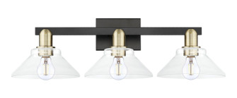 Arcadia Three Light Bath Vanity in Black Antique Brass (405|7163WBABG132)