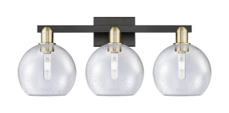 Arcadia Three Light Bath Vanity in Black Antique Brass (405|7163WBABG1248)