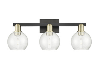 Arcadia Three Light Bath Vanity in Black Antique Brass (405|7163WBABG1246)