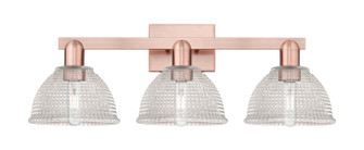 Arcadia Three Light Bath Vanity in Antique Copper (405|7163WACG422)