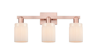 Arcadia Three Light Bath Vanity in Antique Copper (405|7163WACG341)