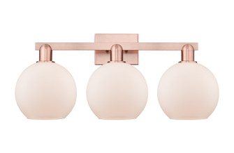 Arcadia Three Light Bath Vanity in Antique Copper (405|7163WACG1218)