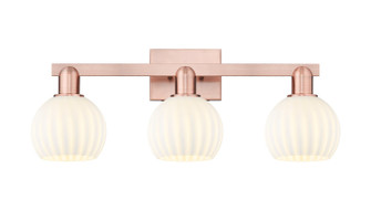 Arcadia Three Light Bath Vanity in Antique Copper (405|7163WACG12176WV)