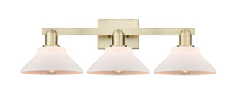 Arcadia Three Light Bath Vanity in Antique Brass (405|7163WABG131)