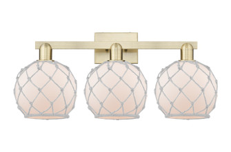 Arcadia Three Light Bath Vanity in Antique Brass (405|7163WABG1218RW)