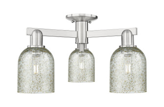 Arcadia Three Light Semi-Flush Mount in Brushed Satin Nickel (405|7163FSNG259)