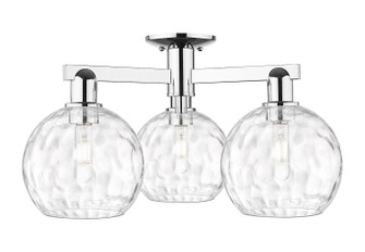 Arcadia Three Light Semi-Flush Mount in Polished Chrome (405|7163FPCG12158)