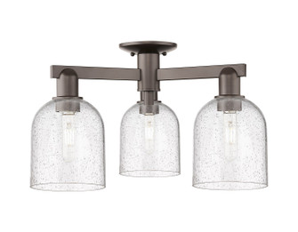 Arcadia Three Light Semi-Flush Mount in Oil Rubbed Bronze (405|7163FOBG5586SDY)