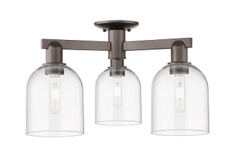 Arcadia Three Light Semi-Flush Mount in Oil Rubbed Bronze (405|7163FOBG5586CL)