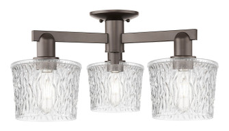 Arcadia Three Light Semi-Flush Mount in Oil Rubbed Bronze (405|7163FOBG402)