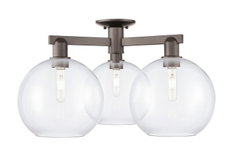 Arcadia Three Light Semi-Flush Mount in Oil Rubbed Bronze (405|7163FOBG12210)