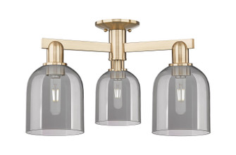 Arcadia Three Light Semi-Flush Mount in Champagne Bronze (405|7163FCBG5586SM)