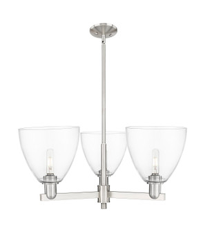 Arcadia Three Light Pendant in Satin Nickel (405|7163CRSNGBD92)