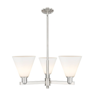 Arcadia Three Light Pendant in Satin Nickel (405|7163CRSNGBC81)