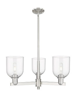 Arcadia Three Light Pendant in Satin Nickel (405|7163CRSNG5586CL)