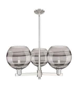 Arcadia Three Light Pendant in Satin Nickel (405|7163CRSNG55610SM)