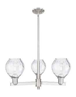 Arcadia Three Light Pendant in Satin Nickel (405|7163CRSNG362)