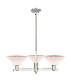 Arcadia Three Light Pendant in Satin Nickel (405|7163CRSNG131)