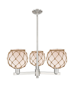 Arcadia Three Light Pendant in Satin Nickel (405|7163CRSNG1218RB)