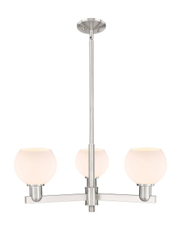 Arcadia Three Light Pendant in Satin Nickel (405|7163CRSNG1216)