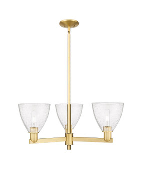 Arcadia Three Light Pendant in Satin Gold (405|7163CRSGGBD754)