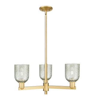 Arcadia Three Light Pendant in Satin Gold (405|7163CRSGG259)