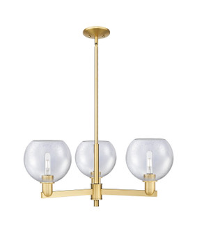 Arcadia Three Light Pendant in Satin Gold (405|7163CRSGG1248)