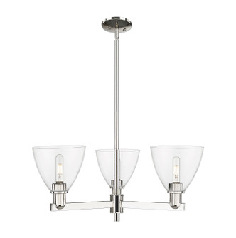 Arcadia Three Light Pendant in Polished Nickel (405|7163CRPNGBD752)