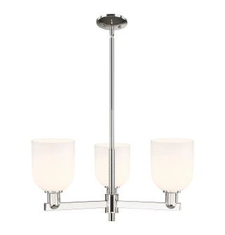 Arcadia Three Light Pendant in Polished Nickel (405|7163CRPNG5586GWH)