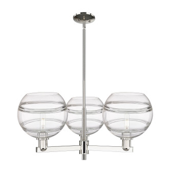 Arcadia Three Light Pendant in Polished Nickel (405|7163CRPNG55610CL)