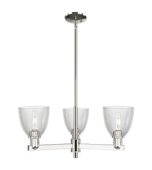 Arcadia Three Light Pendant in Polished Nickel (405|7163CRPNG382)
