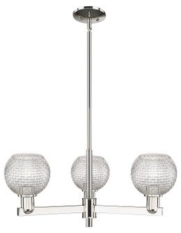 Arcadia Three Light Pendant in Polished Nickel (405|7163CRPNG122C6CL)