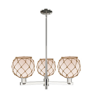 Arcadia Three Light Pendant in Polished Nickel (405|7163CRPNG1218RB)