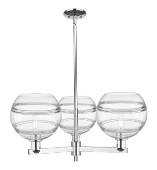 Arcadia Three Light Pendant in Polished Chrome (405|7163CRPCG55610CL)