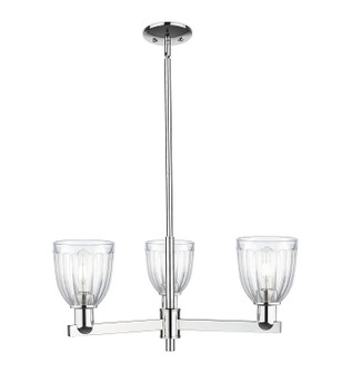 Arcadia Three Light Pendant in Polished Chrome (405|7163CRPCG442)