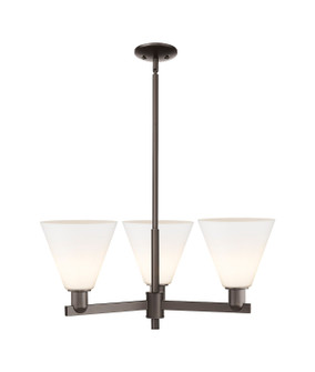 Arcadia Three Light Pendant in Oil Rubbed Bronze (405|7163CROBGBC81)