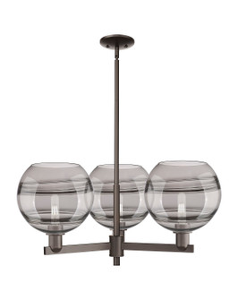 Arcadia Three Light Pendant in Oil Rubbed Bronze (405|7163CROBG55610SM)
