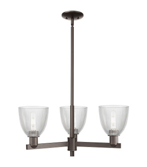 Arcadia Three Light Pendant in Oil Rubbed Bronze (405|7163CROBG382)