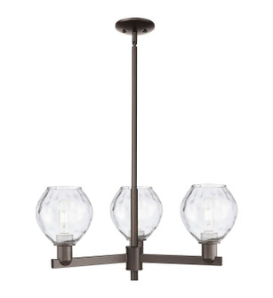 Arcadia Three Light Pendant in Oil Rubbed Bronze (405|7163CROBG362)