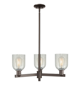 Arcadia Three Light Pendant in Oil Rubbed Bronze (405|7163CROBG2511)