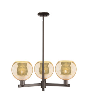 Arcadia Three Light Pendant in Oil Rubbed Bronze (405|7163CROBG1288)