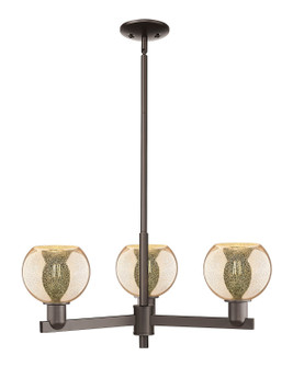 Arcadia Three Light Pendant in Oil Rubbed Bronze (405|7163CROBG1286)